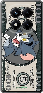 Силиконовый чехол Том и джерри для Xiaomi Redmi Note 14 Pro 4G - 6291u-3808 изображение 