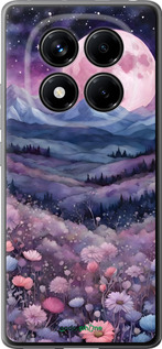 Силиконовый чехол Ночь луна арт для Xiaomi Redmi Note 14 Pro 4G - 6319u-3808 изображение 
