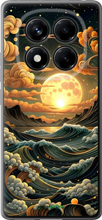 Силіконовий чехол Арт волны для Xiaomi Redmi Note 14 Pro 4G - 6332u-3808 изображение 