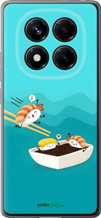 Силиконовый чехол Суши для Xiaomi Redmi Note 14 Pro 4G - 6354u-3808 изображение 