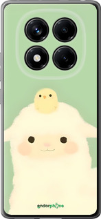 Силіконовий чехол Барашек и ципленок для Xiaomi Redmi Note 14 Pro 4G - 6369u-3808 изображение 