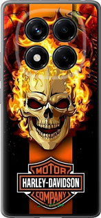 Силіконовий чехол Харлей девидсон для Xiaomi Redmi Note 14 Pro 4G - 6370u-3808 изображение 