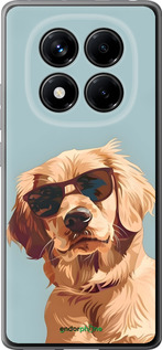 Силіконовий чехол Пес в очках для Xiaomi Redmi Note 14 Pro 4G - 6381u-3808 изображение 