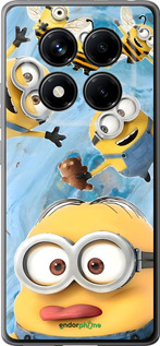 Силиконовый чехол Миньоны для Xiaomi Redmi Note 14 Pro 4G - 6386u-3808 изображение 