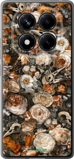Силиконовый чехол В стиле барокко-мрачный для Xiaomi Redmi Note 14 Pro 4G - 6404u-3808 изображение 