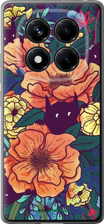 Силиконовый чехол С изображением полевых цветов для Xiaomi Redmi Note 14 Pro 4G - 6419u-3808 изображение 