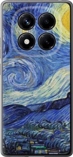 Силіконовий чехол «Зоряна ніч» Вінсента Ван Гога для Xiaomi Redmi Note 14 Pro 4G - 6433u-3808 изображение 