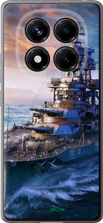 Силіконовий чехол Військовий корабель, world of tanks, wargaming для Xiaomi Redmi Note 14 Pro 4G - 6461u-3808 изображение 