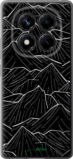 Силиконовый чехол С изображением Темных гор для Xiaomi Redmi Note 14 Pro 4G - 6489u-3808 изображение 