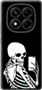 Силиконовый чехол Скелет делает Selfie для Xiaomi Redmi Note 14 Pro 4G - 6535u-3808 изображение 