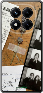 Силиконовый чехол Aesthetic Scrapbook Collage для Xiaomi Redmi Note 14 Pro 4G - 6773u-3808 изображение 