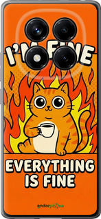 Силиконовый чехол Funny Cat для Xiaomi Redmi Note 14 Pro 4G - 6786u-3808 изображение 