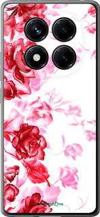 Силиконовый чехол Нарисованные розы для Xiaomi Redmi Note 14 Pro 4G - 724u-3808 изображение 