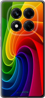 Силиконовый чехол Радужный вихрь для Xiaomi Redmi Note 14 Pro 4G - 747u-3808 изображение 