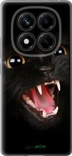Силиконовый чехол Чёрная кошка для Xiaomi Redmi Note 14 Pro 4G - 932u-3808 изображение 