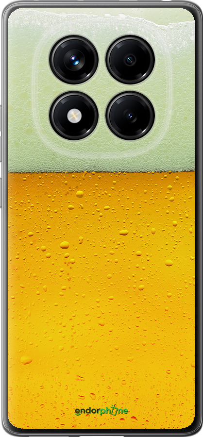 Силиконовый чехол Пиво для Xiaomi Redmi Note 14 Pro 4G - 1145u-3808 изображение 