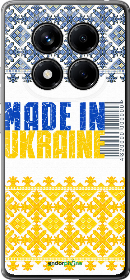 Силіконовий чехол Made in Ukraine  для Xiaomi Redmi Note 14 Pro 4G - 1146u-3808 изображение 