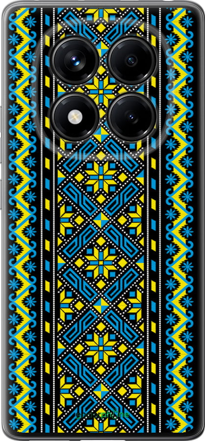 Силиконовый чехол Вышиванка 39 для Xiaomi Redmi Note 14 Pro 4G - 1173u-3808 изображение 