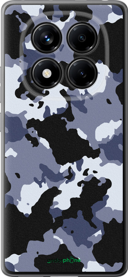 Силиконовый чехол Камуфляж v4 для Xiaomi Redmi Note 14 Pro 4G - 1182u-3808 изображение 