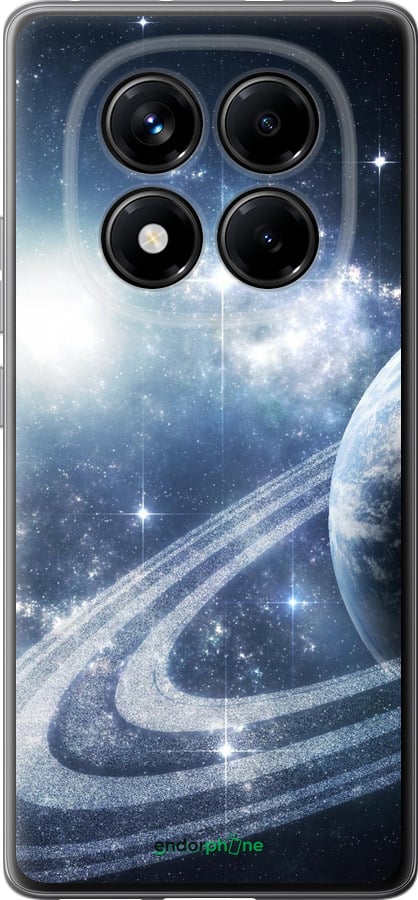 Силиконовый чехол Кольца Сатурна для Xiaomi Redmi Note 14 Pro 4G - 173u-3808 изображение 