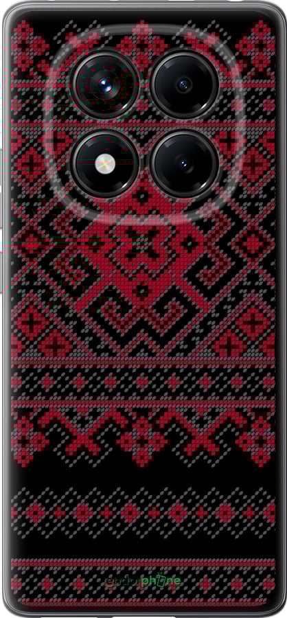 Силіконовий чехол Вишиванка 52 для Xiaomi Redmi Note 14 Pro 4G - 1763u-3808 изображение 