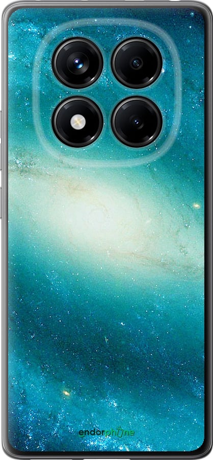 Силиконовый чехол Голубая галактика для Xiaomi Redmi Note 14 Pro 4G - 177u-3808 изображение 