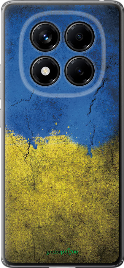 Силиконовый чехол Флаг Украины 2 для Xiaomi Redmi Note 14 Pro 4G - 401u-3808 изображение 