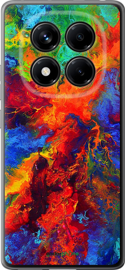 Силиконовый чехол Акварель на холсте для Xiaomi Redmi Note 14 Pro 4G - 4150u-3808 изображение 