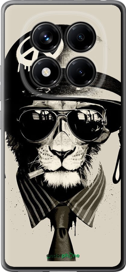 Силиконовый чехол tattoo soldier для Xiaomi Redmi Note 14 Pro 4G - 4165u-3808 изображение 