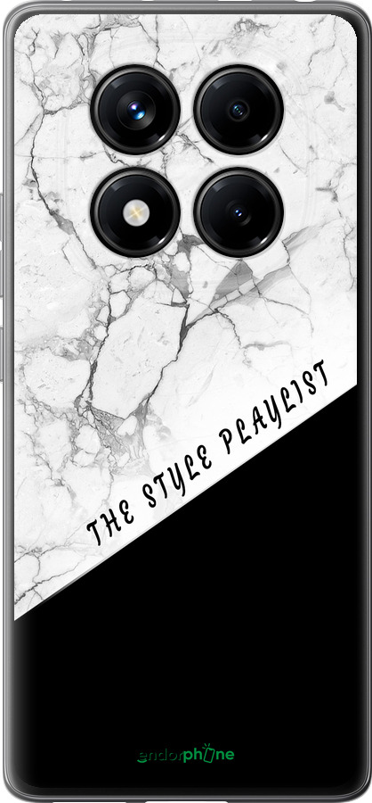 Силиконовый чехол The style playlist для Xiaomi Redmi Note 14 Pro 4G - 4308u-3808 изображение 