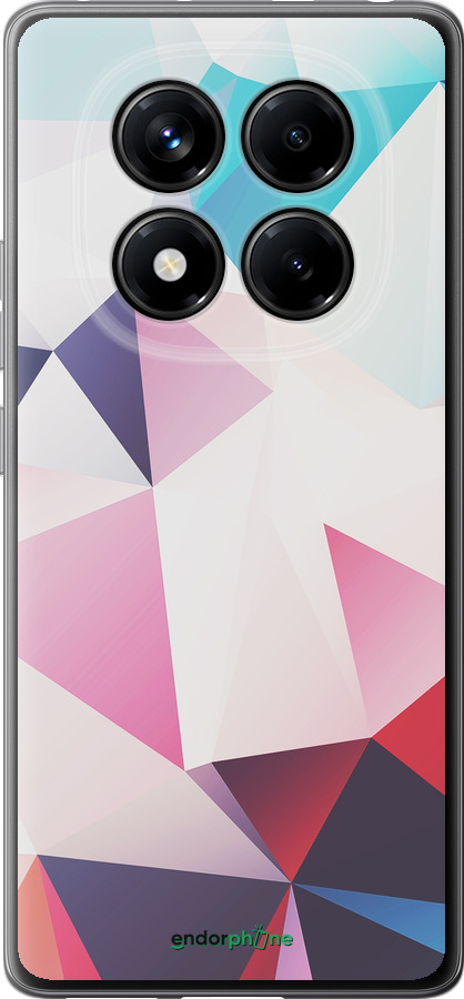 Силиконовый чехол Геометрия 3 для Xiaomi Redmi Note 14 Pro 4G - 4415u-3808 изображение 