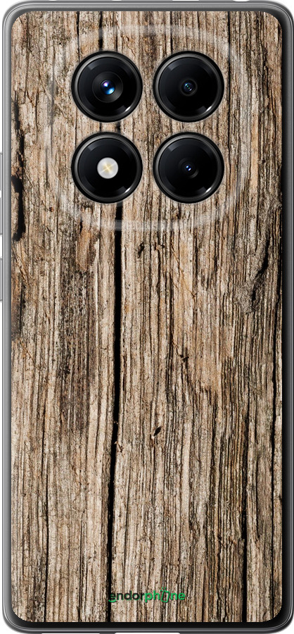 Силиконовый чехол Текстура дерева для Xiaomi Redmi Note 14 Pro 4G - 4476u-3808 изображение 