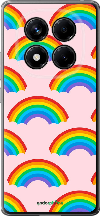 Силиконовый чехол Rainbows для Xiaomi Redmi Note 14 Pro 4G - 4478u-3808 изображение 