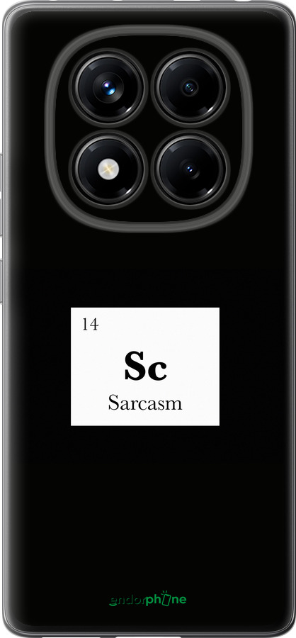 Силиконовый чехол Сарказм для Xiaomi Redmi Note 14 Pro 4G - 4501u-3808 изображение 