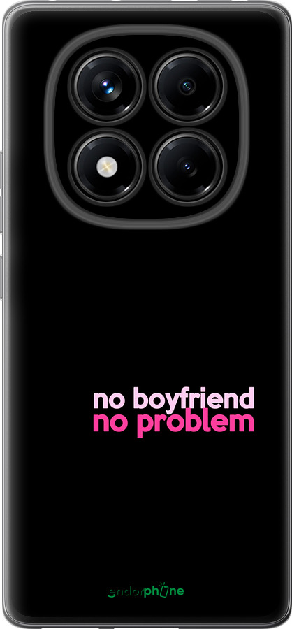 Силиконовый чехол no boyfriend no problem для Xiaomi Redmi Note 14 Pro 4G - 4549u-3808 изображение 