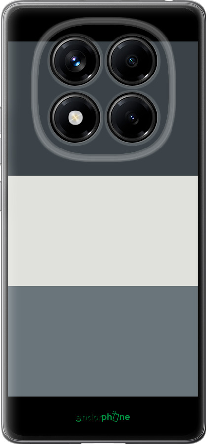 Силиконовый чехол Полосы для Xiaomi Redmi Note 14 Pro 4G - 4588u-3808 изображение 