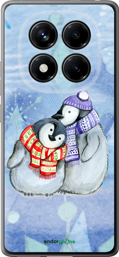 Силиконовый чехол Новогодний 5 для Xiaomi Redmi Note 14 Pro 4G - 4618u-3808 изображение 
