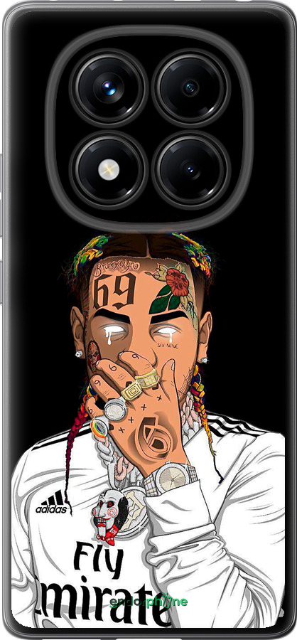 Силиконовый чехол Swag1 для Xiaomi Redmi Note 14 Pro 4G - 4673u-3808 изображение 