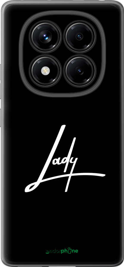 Силиконовый чехол Lady 2 для Xiaomi Redmi Note 14 Pro 4G - 4867u-3808 изображение 