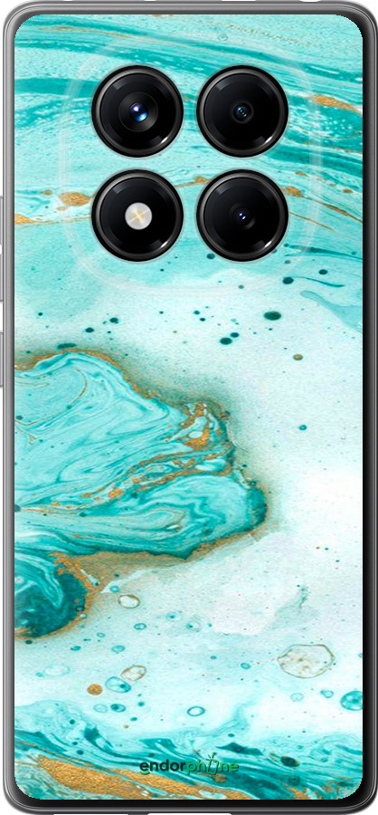 Силиконовый чехол Мраморный для Xiaomi Redmi Note 14 Pro 4G - 4895u-3808 изображение 