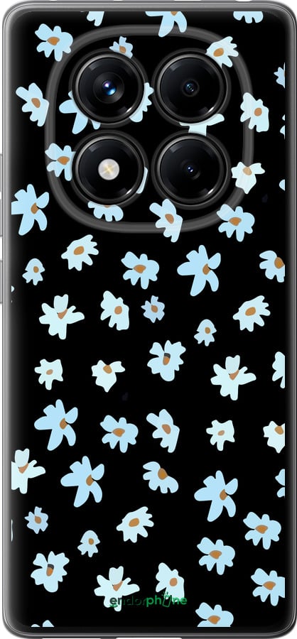 Силіконовий чехол Квітковий для Xiaomi Redmi Note 14 Pro 4G - 4900u-3808 изображение 