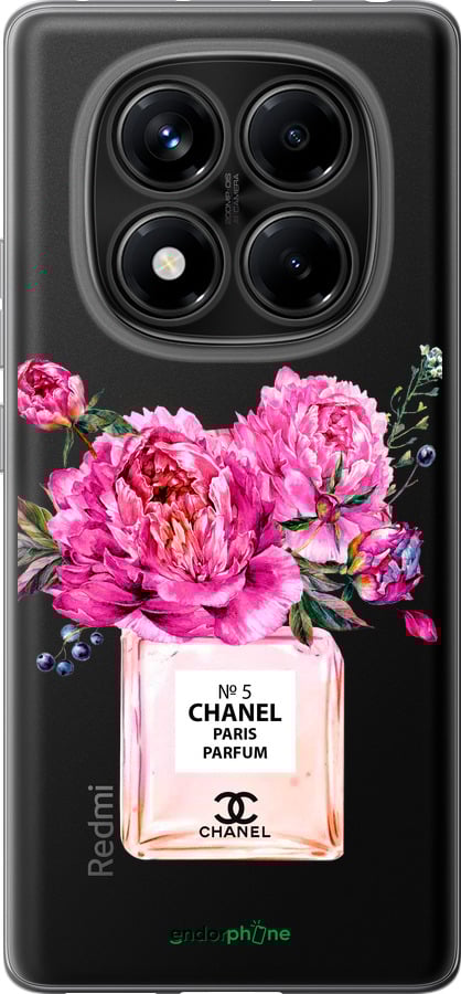 Силиконовый чехол Chanel для Xiaomi Redmi Note 14 Pro 4G - 4906u-3808 изображение 