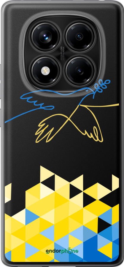 Силіконовий чехол Птиця миру  для Xiaomi Redmi Note 14 Pro 4G - 5231u-3808 изображение 