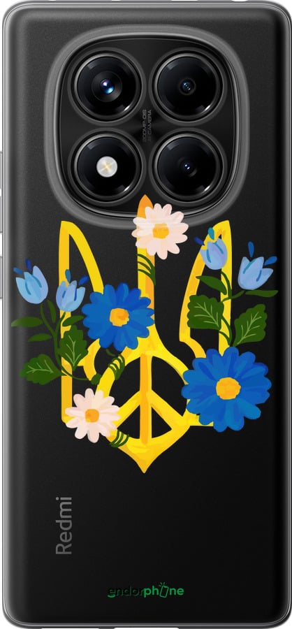 Силиконовый чехол Герб v3 для Xiaomi Redmi Note 14 Pro 4G - 5265u-3808 изображение 