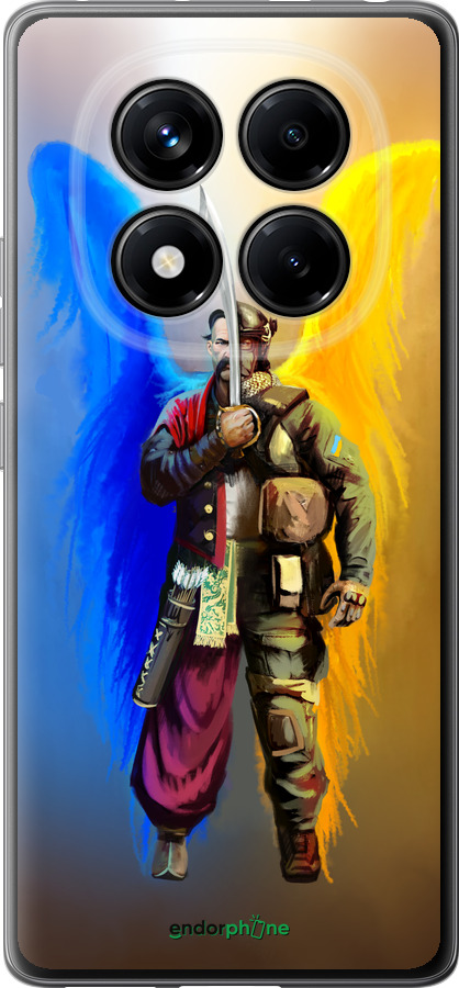 Силиконовый чехол Воин-Ангел для Xiaomi Redmi Note 14 Pro 4G - 5317u-3808 изображение 