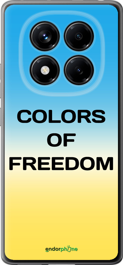 Силиконовый чехол Colors of Freedom для Xiaomi Redmi Note 14 Pro 4G - 5453u-3808 изображение 
