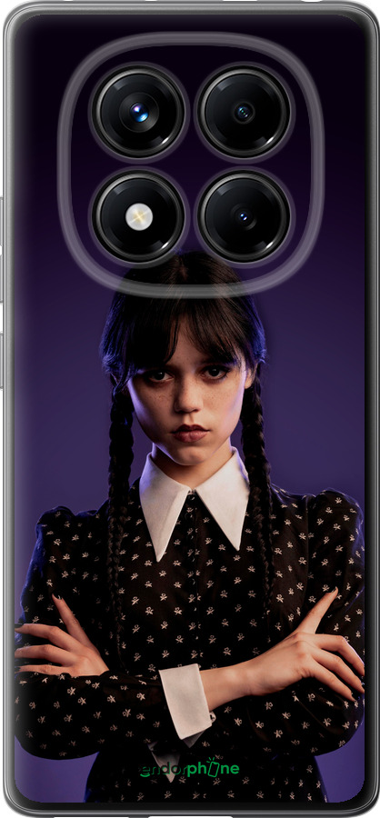 Силиконовый чехол Wednesday v3 для Xiaomi Redmi Note 14 Pro 4G - 5517u-3808 изображение 