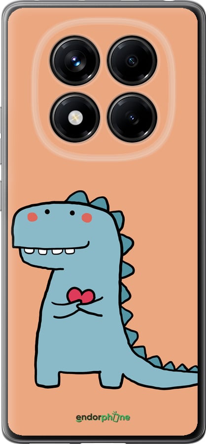 Силиконовый чехол Дракон для него для Xiaomi Redmi Note 14 Pro 4G - 5525u-3808 изображение 