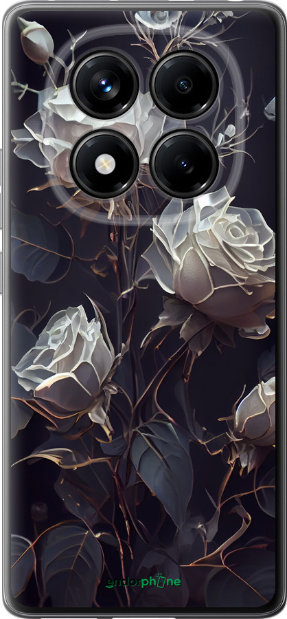 Силиконовый чехол Розы 2 для Xiaomi Redmi Note 14 Pro 4G - 5550u-3808 изображение 