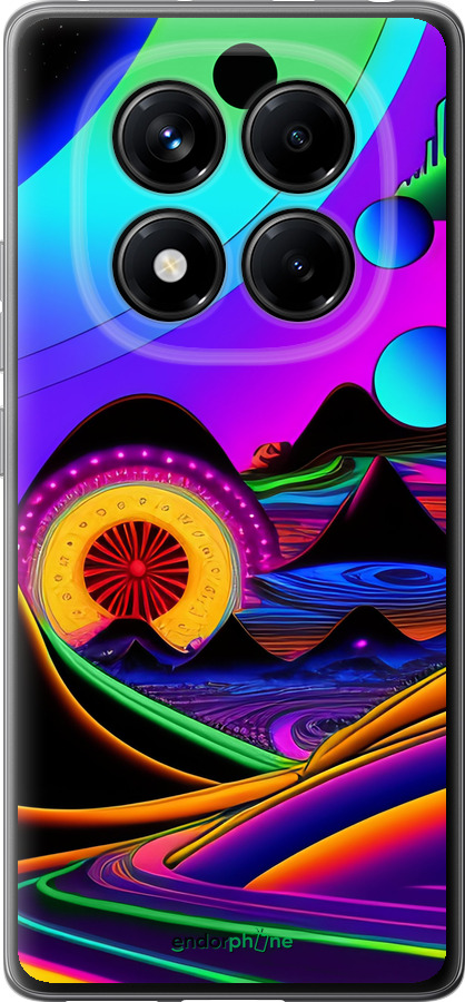 Силіконовий чехол Абстракція v3 для Xiaomi Redmi Note 14 Pro 4G - 5620u-3808 изображение 